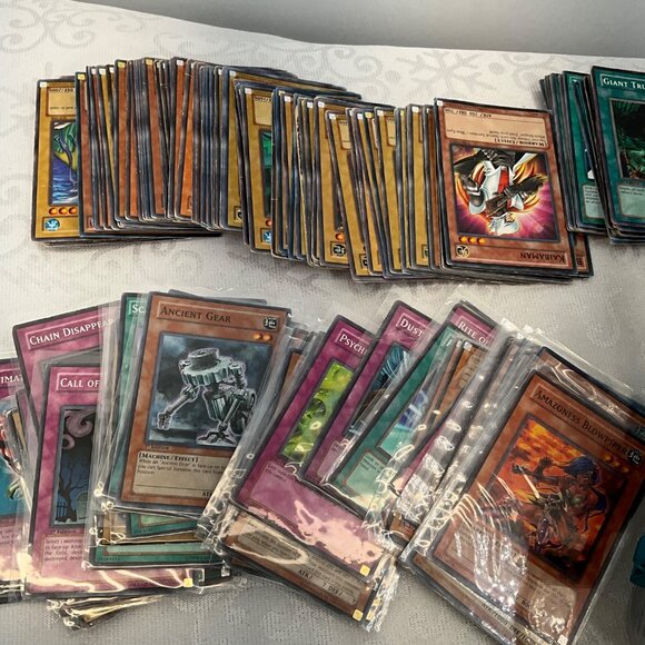 Large Lot Of Yu-Gi-Oh Trading Card Game Cards In Protective Storage Container - Picture 2 of 7